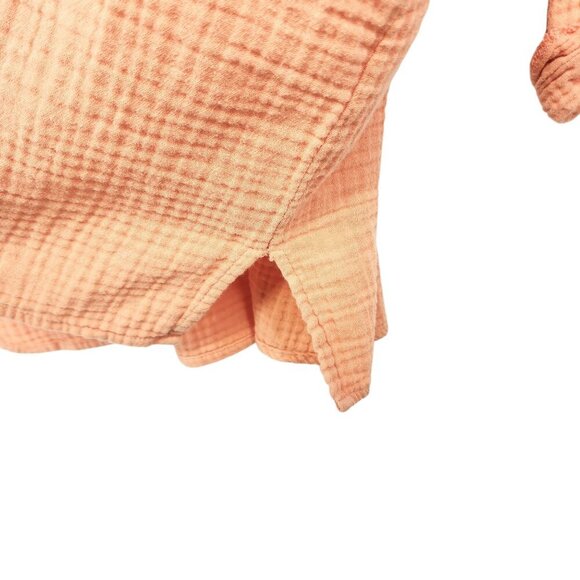 Show Me Your Mumu Womens Button-Up Shirt‎ Medium Peach - Picture 4 of 7